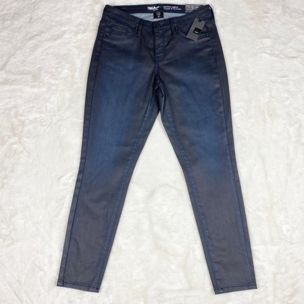 Mossimo Coated Denim Mid‎ Rise Skinny Leg Jegging